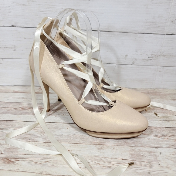 Roccamore Vanessa lace-up platform heels - Picture 2 of 16